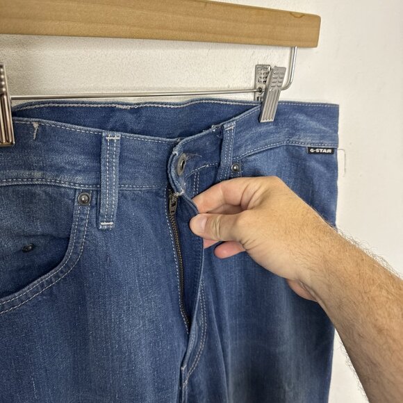 Men's G-Star Raw Type 49 Relaxed Straight Blue  Denim Jeans 29X32 Stretch - Picture 3 of 8